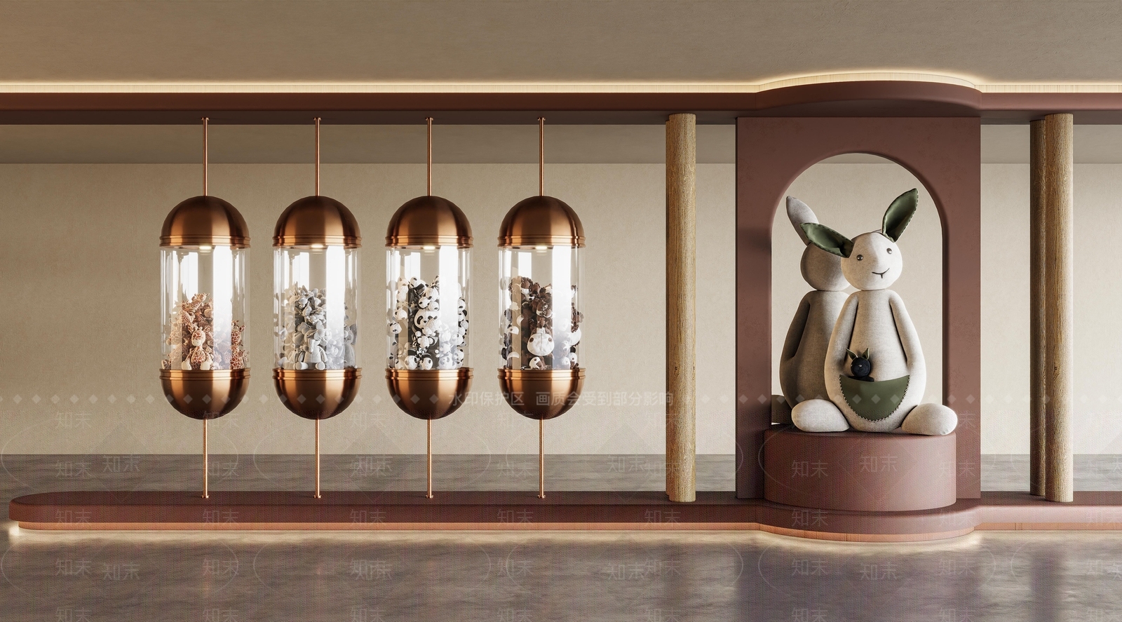玩偶展台3D模型下载【ID:1143032798】