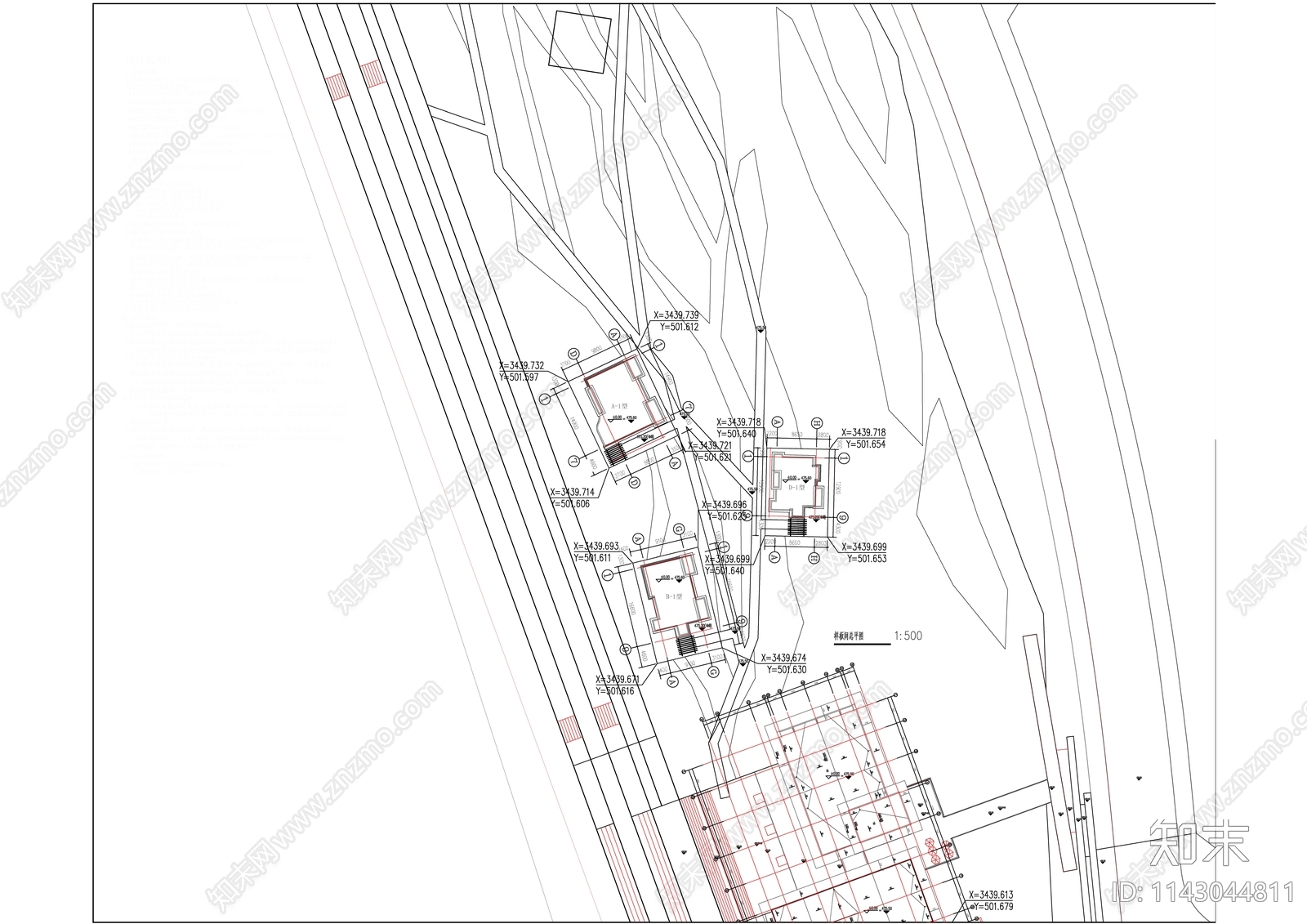 德阳售楼处建筑cad施工图下载【ID:1143044811】