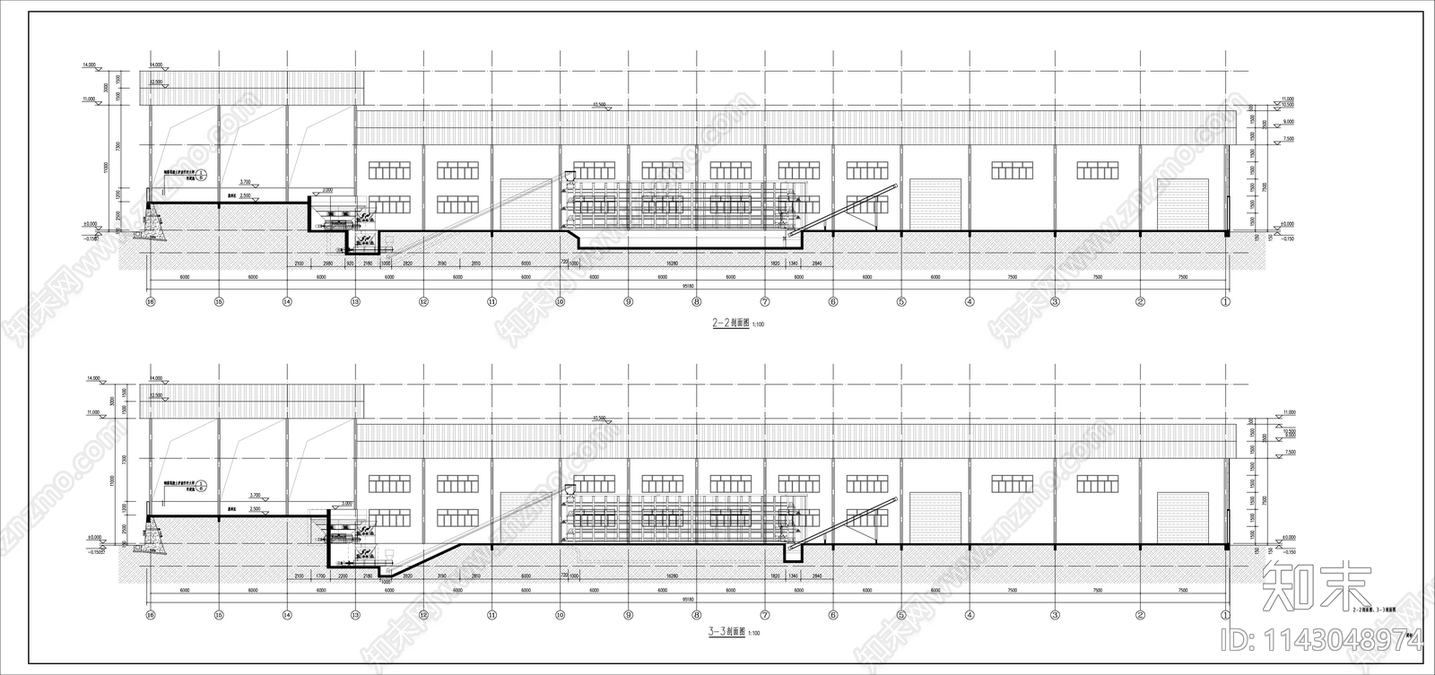 某养殖场粪污处理站建筑cad施工图下载【ID:1143048974】