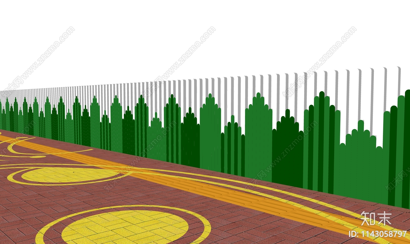 现代道路护栏SU模型下载【ID:1143058797】