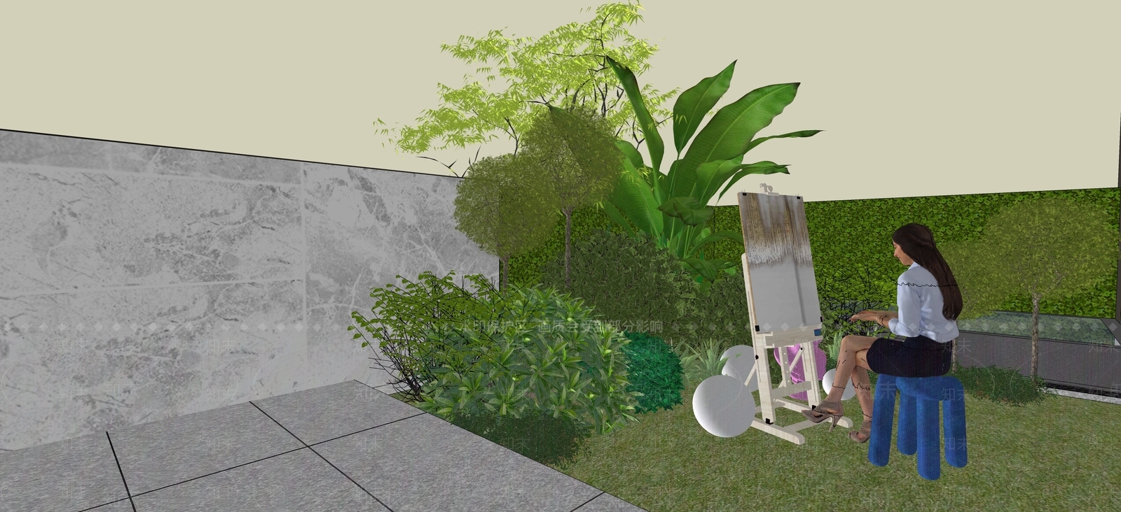 景观植物组合SU模型下载【ID:1143065880】
