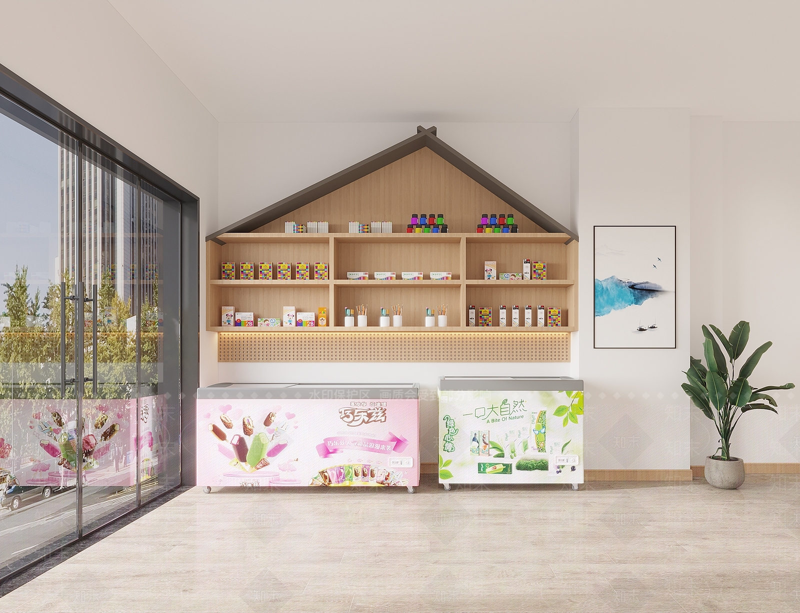 店面3D模型下载【ID:1143089654】