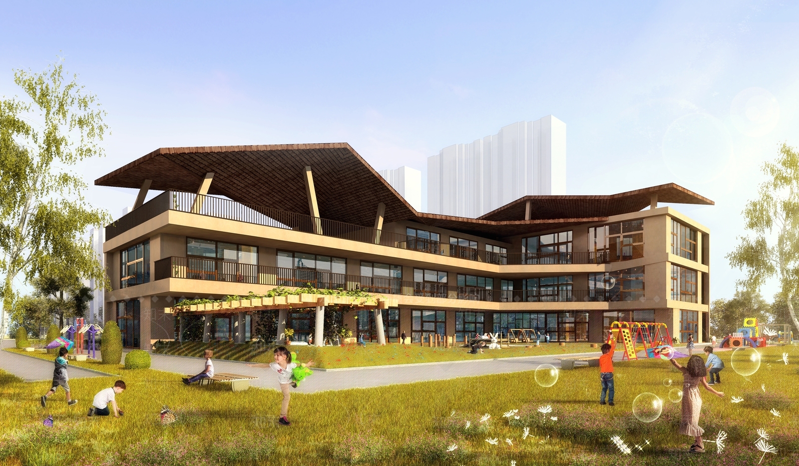 幼儿园3D模型下载【ID:1143097848】