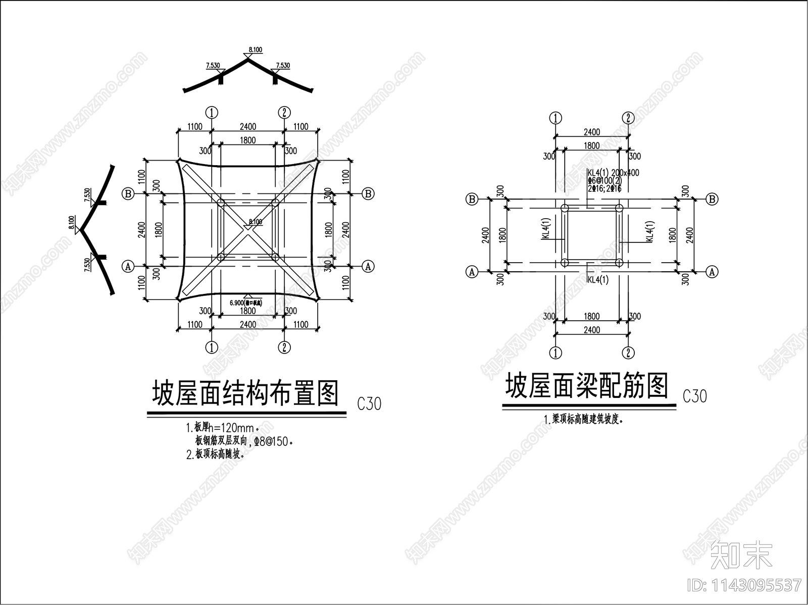 阙楼古建筑cad施工图下载【ID:1143095537】