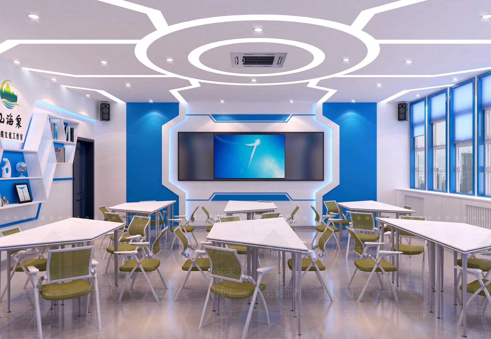 网络工作室3D模型下载【ID:1143099683】