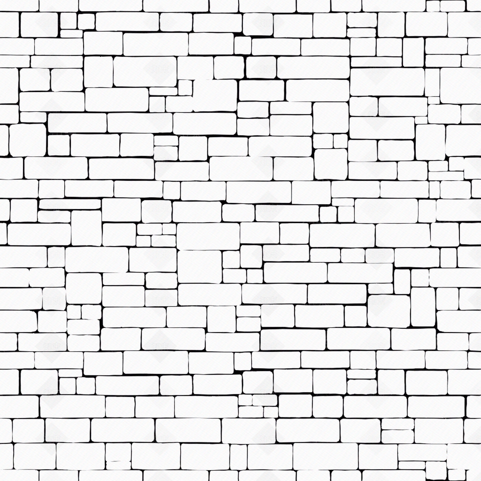 石墙黑白凹凸贴图下载【ID:1143102301】