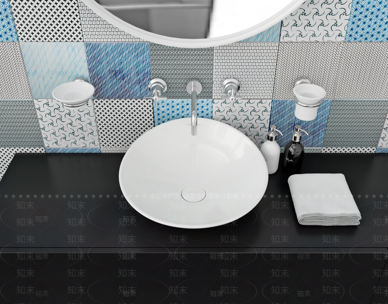 洗手台3D模型下载【ID:1149302824】
