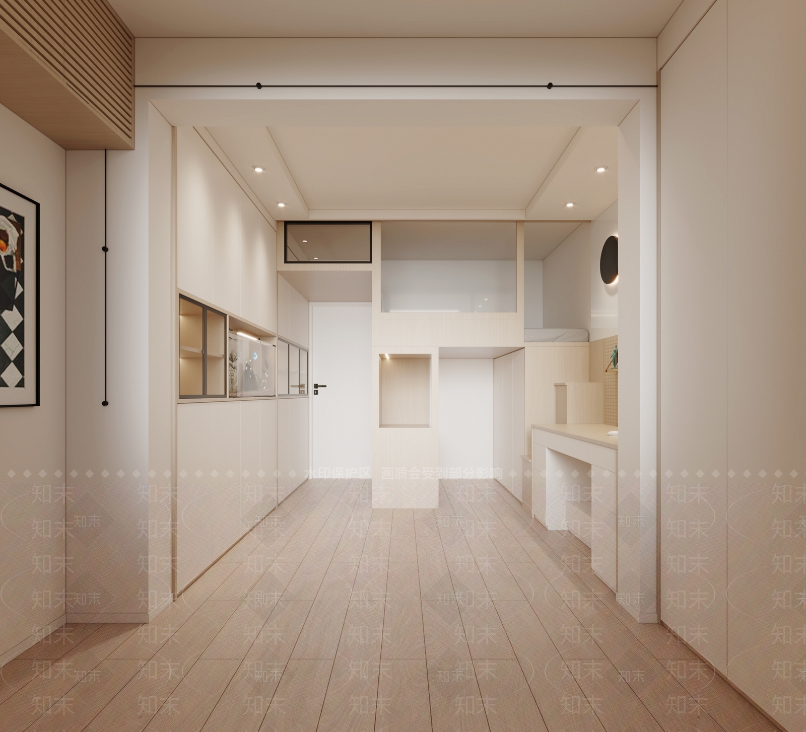 现代单身公寓3D模型下载【ID:1143103523】