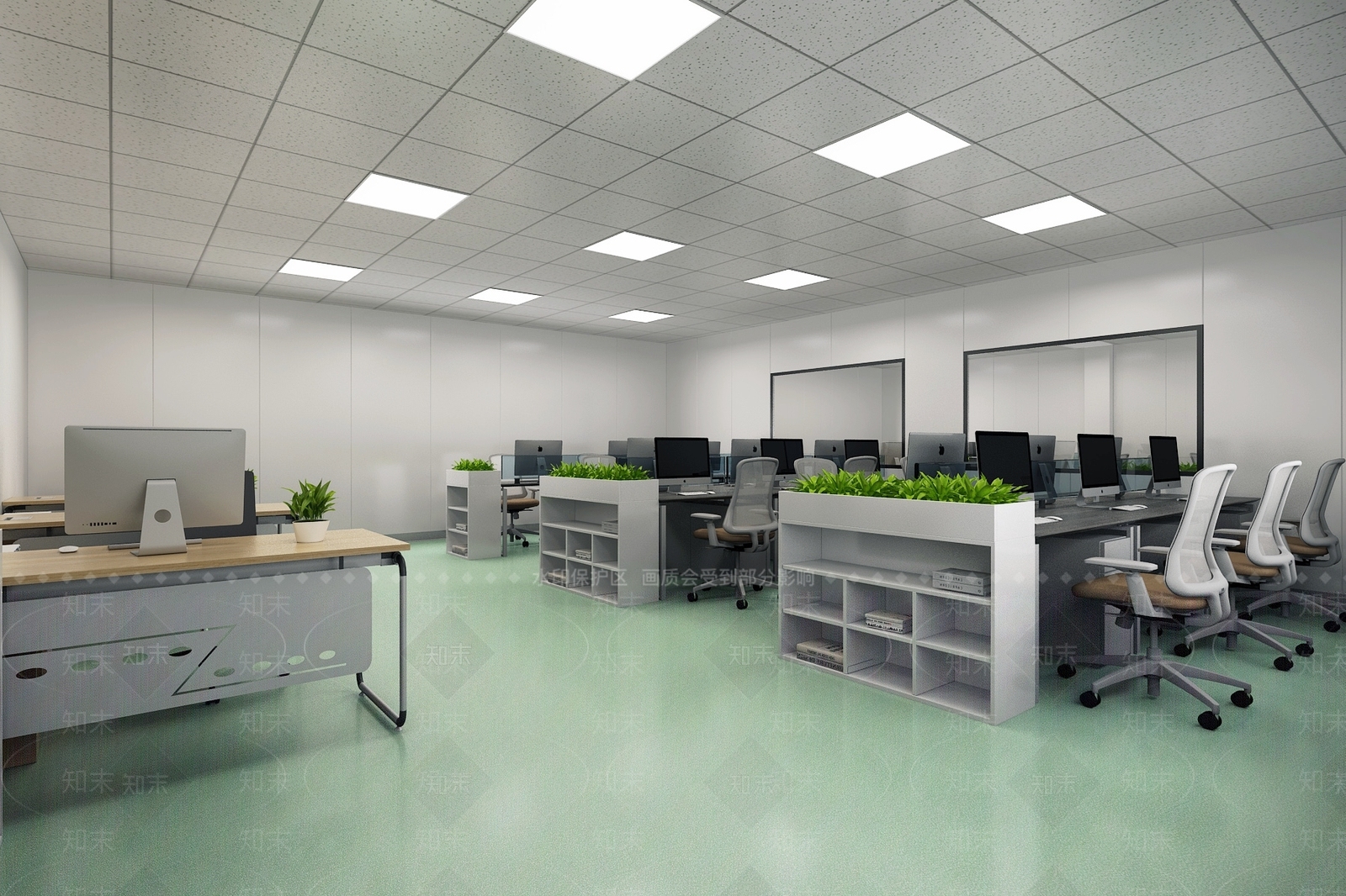 实验室办公室3D模型下载【ID:1143106507】