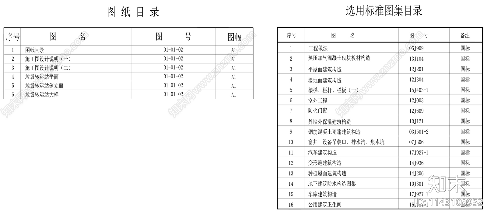 垃圾转运站建筑施工图下载【ID:1143109952】