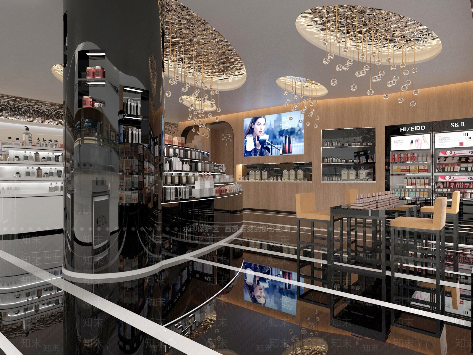 现代化妆品店3D模型下载3D模型下载【ID:1143110658】