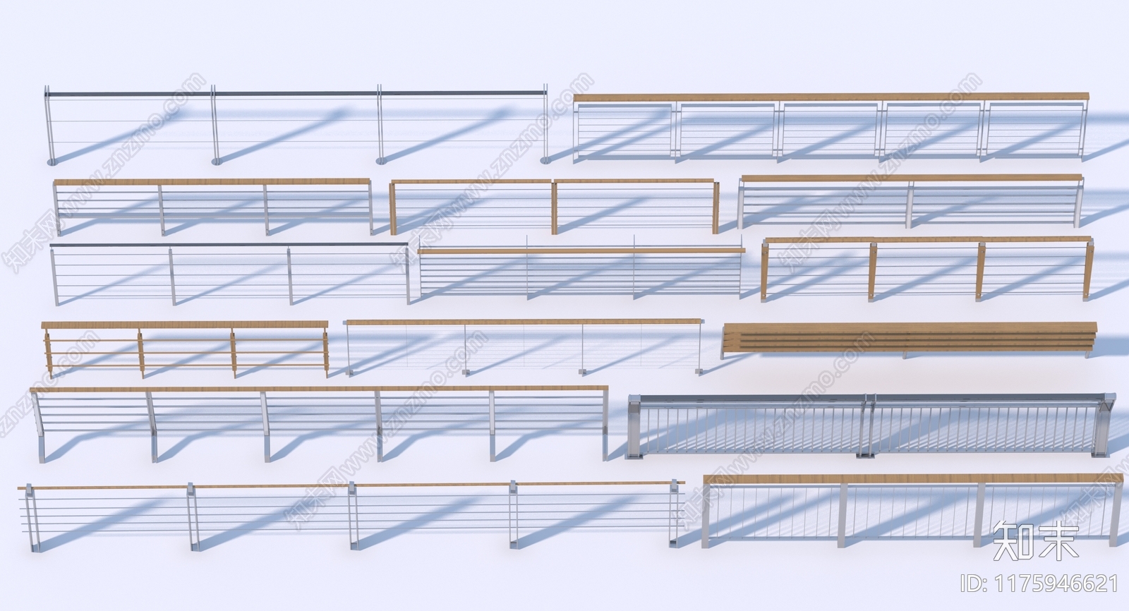栏杆3D模型下载【ID:1175946621】