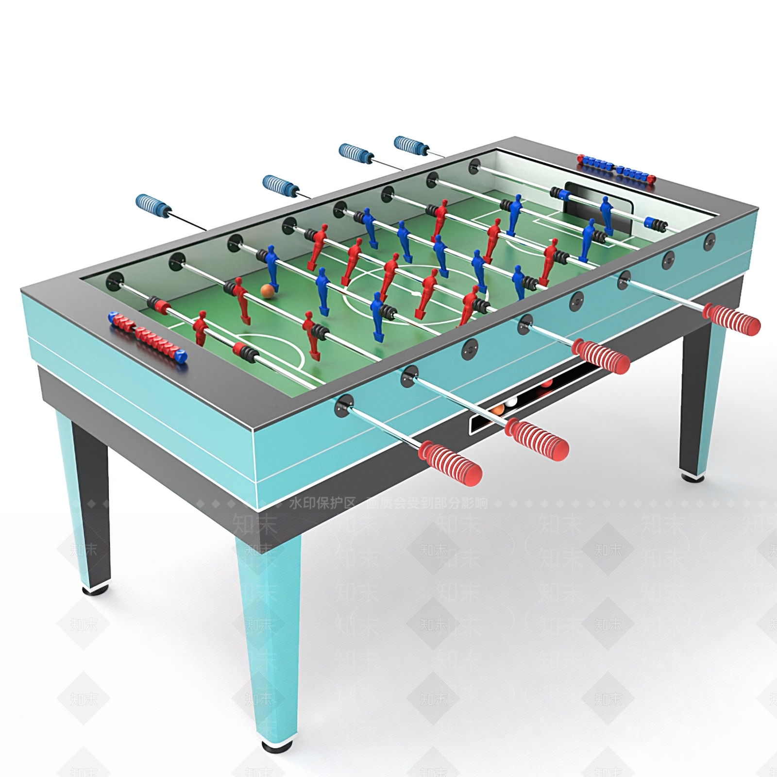 现代桌面足球3D模型下载【ID:1143117946】