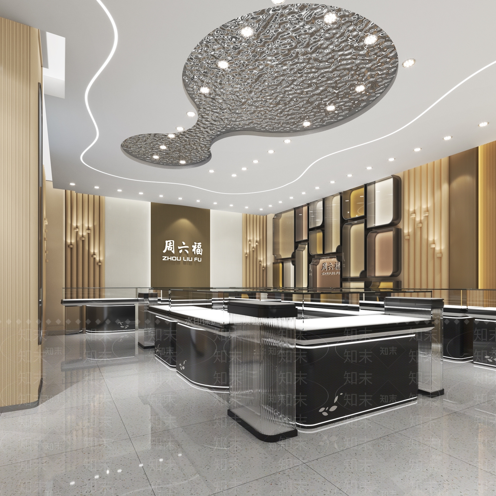 周六福珠宝店3D模型下载【ID:1143120788】