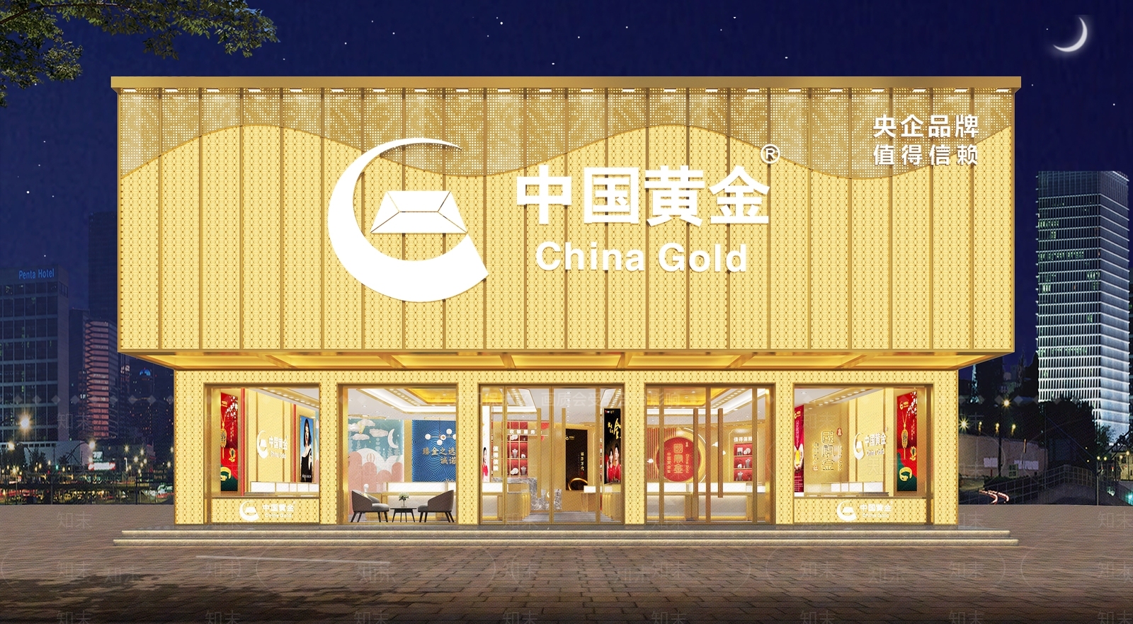 现代珠宝店3D模型下载【ID:1143121675】