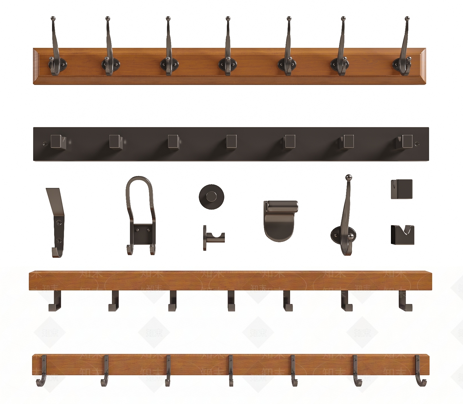 现代挂衣架SU模型下载【ID:1143157901】