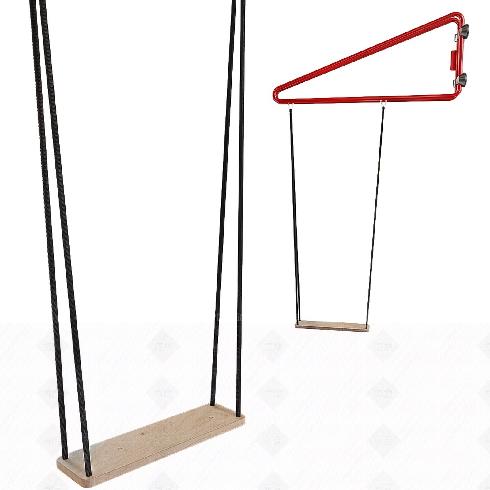 SWING现代秋千183D模型下载【ID:1143160547】