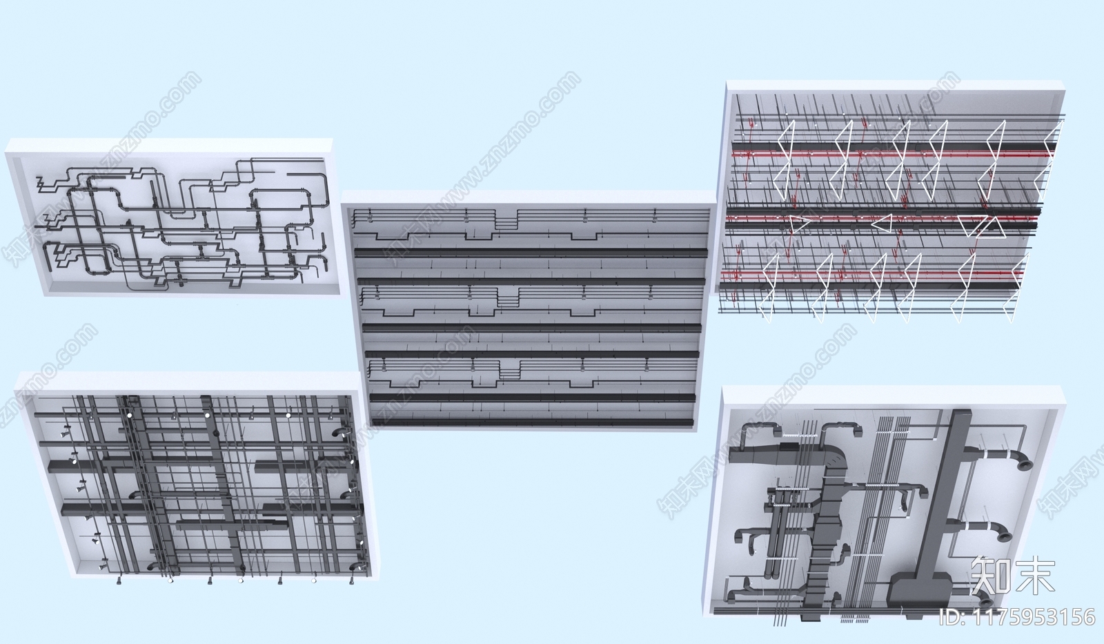 其他建筑构件3D模型下载【ID:1175953156】