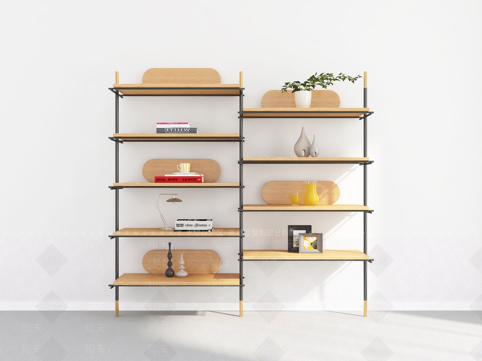 书架模型3D模型下载【ID:1143175821】