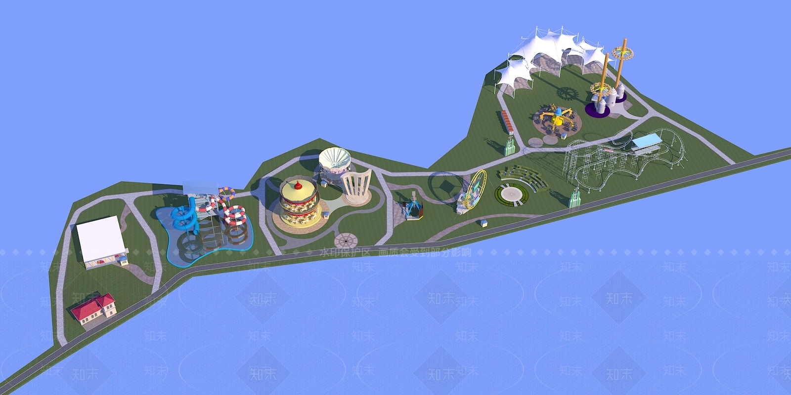 儿童游乐园3D模型下载【ID:1143183063】