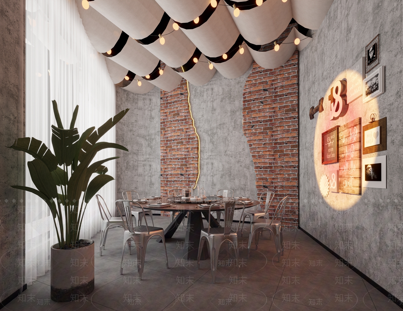 火锅店3D模型下载【ID:1143197784】