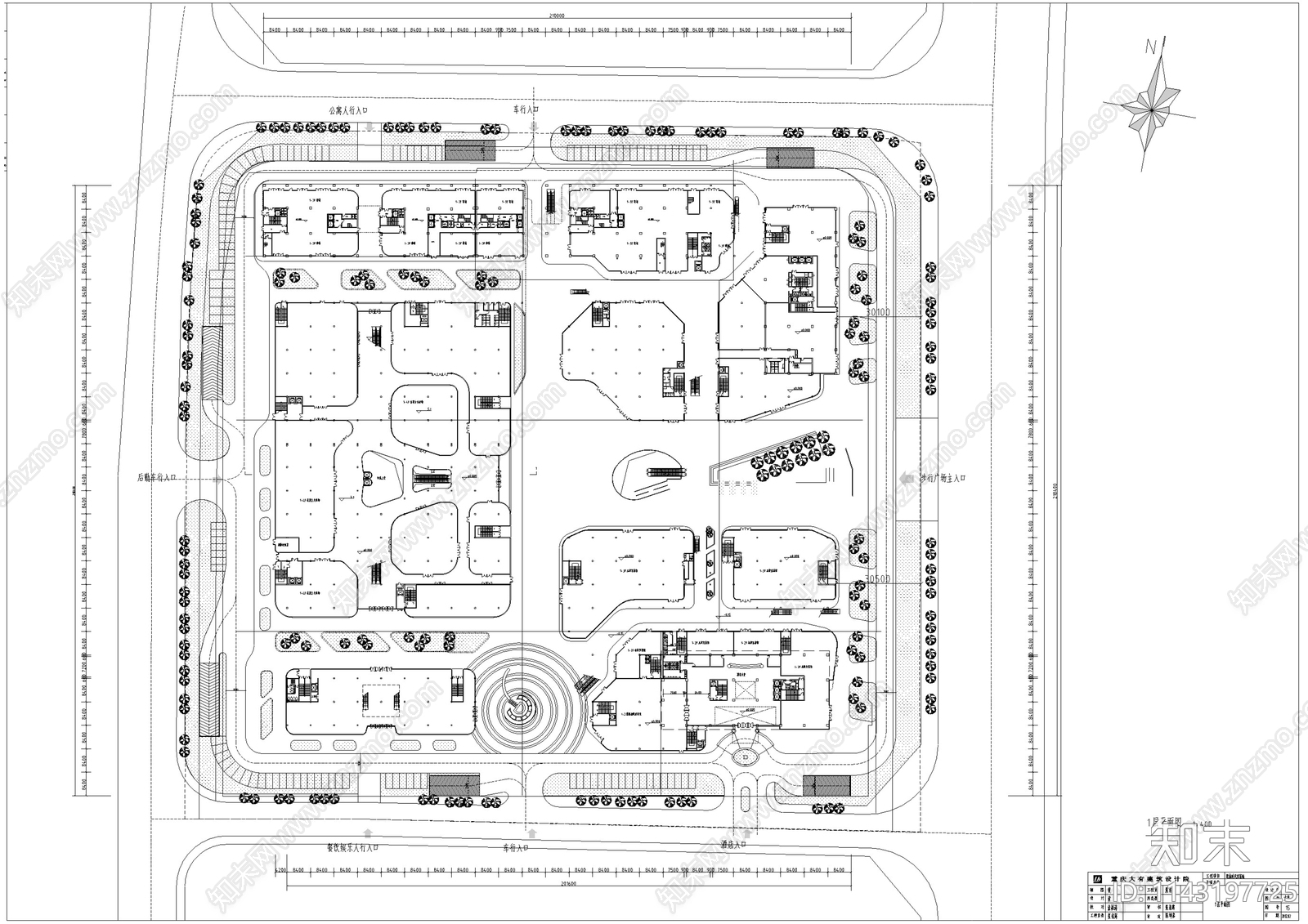 家具城建筑cad施工图下载【ID:1143197725】