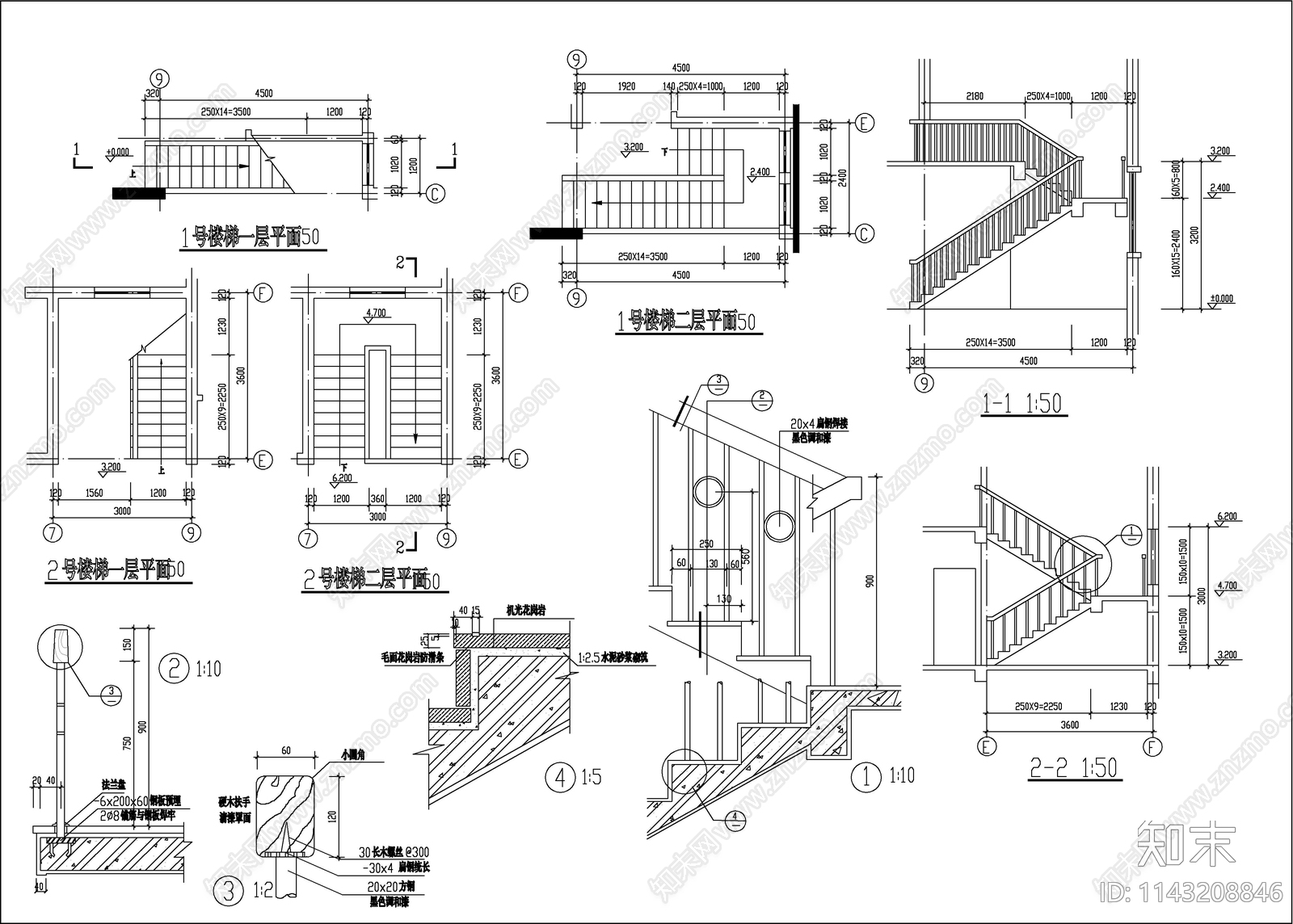 欧式别墅建筑cad施工图下载【ID:1143208846】