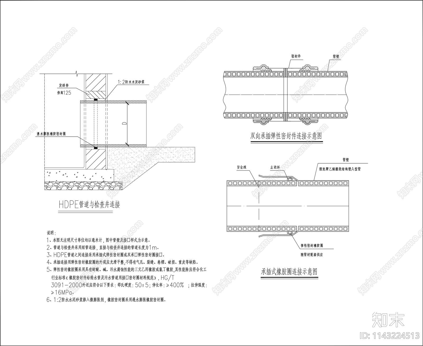 园林景观工程给排水详图施工图下载【ID:1143224513】