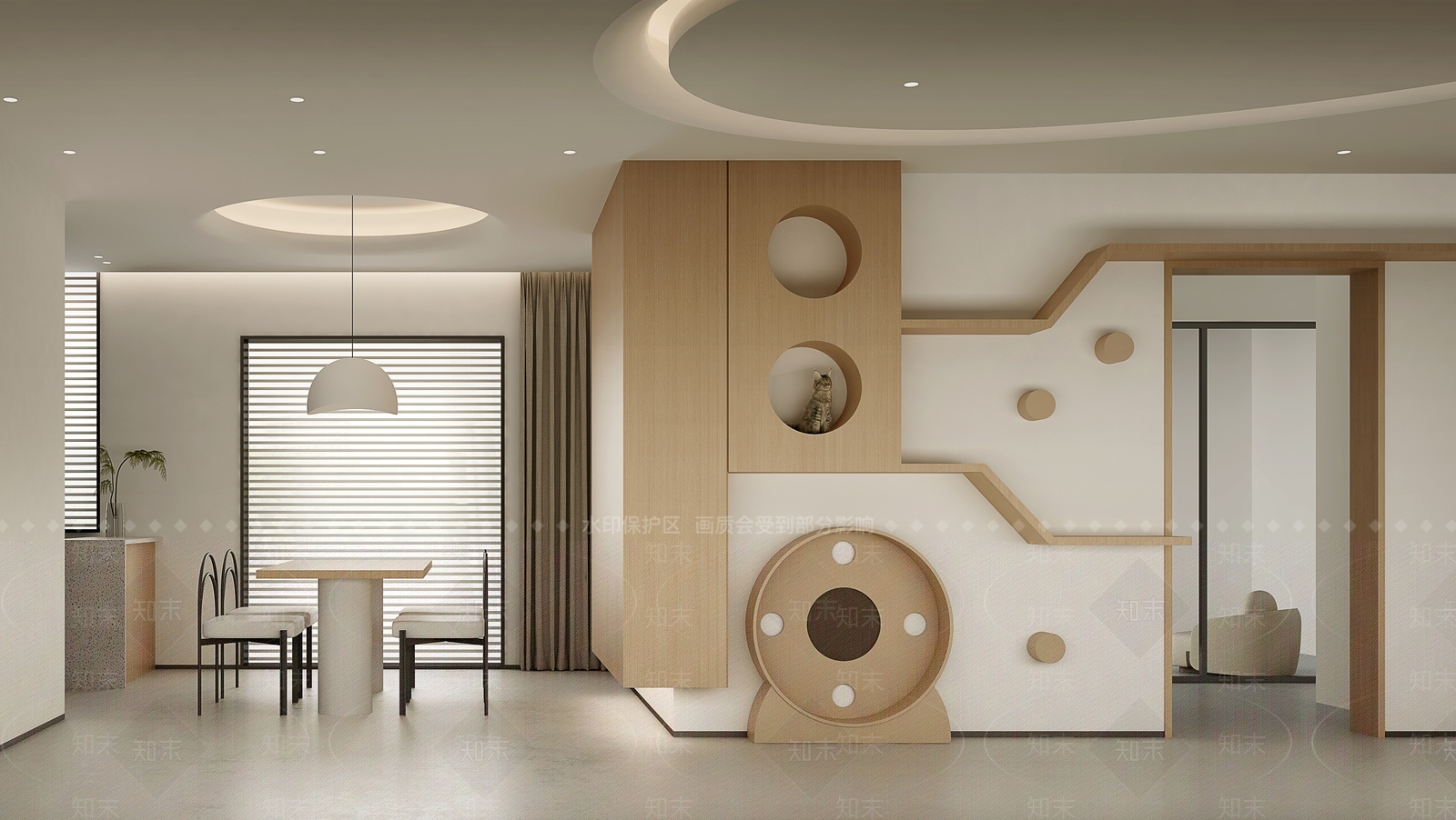 现代宠物店SU模型下载【ID:1145541134】