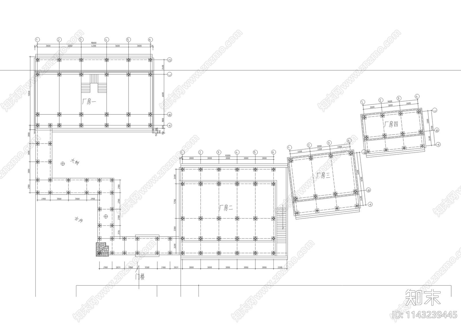 古建筑cad施工图下载【ID:1143239445】