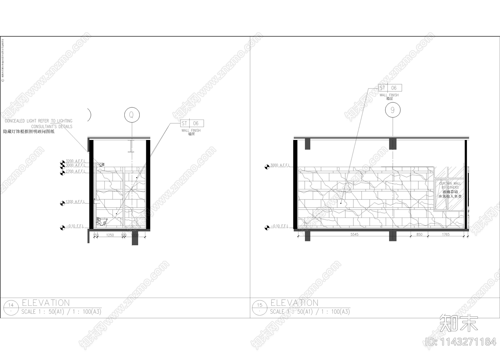 公共卫生间室内装修cad施工图下载【ID:1143271184】