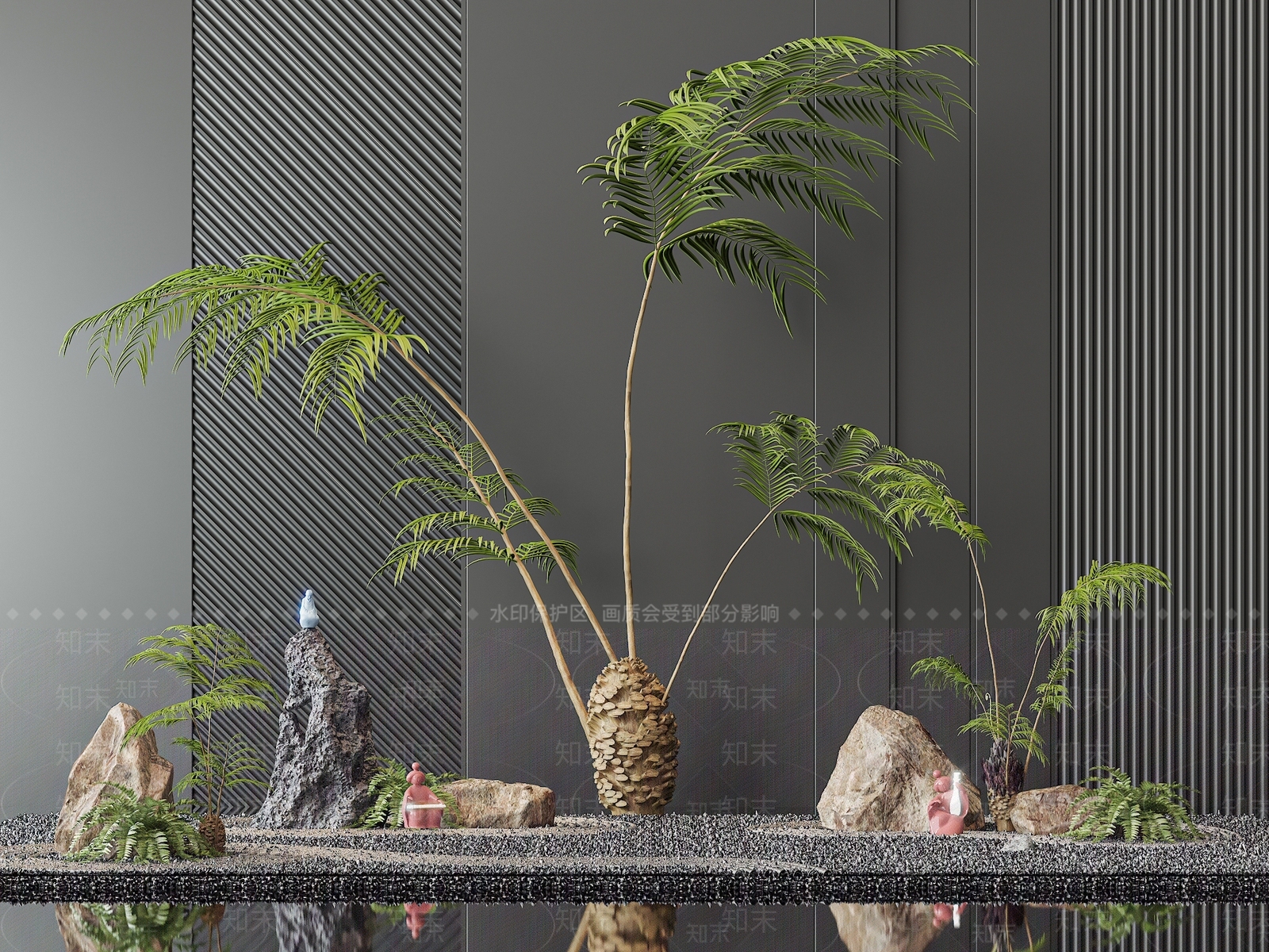 植物小景3D模型下载【ID:1143274910】