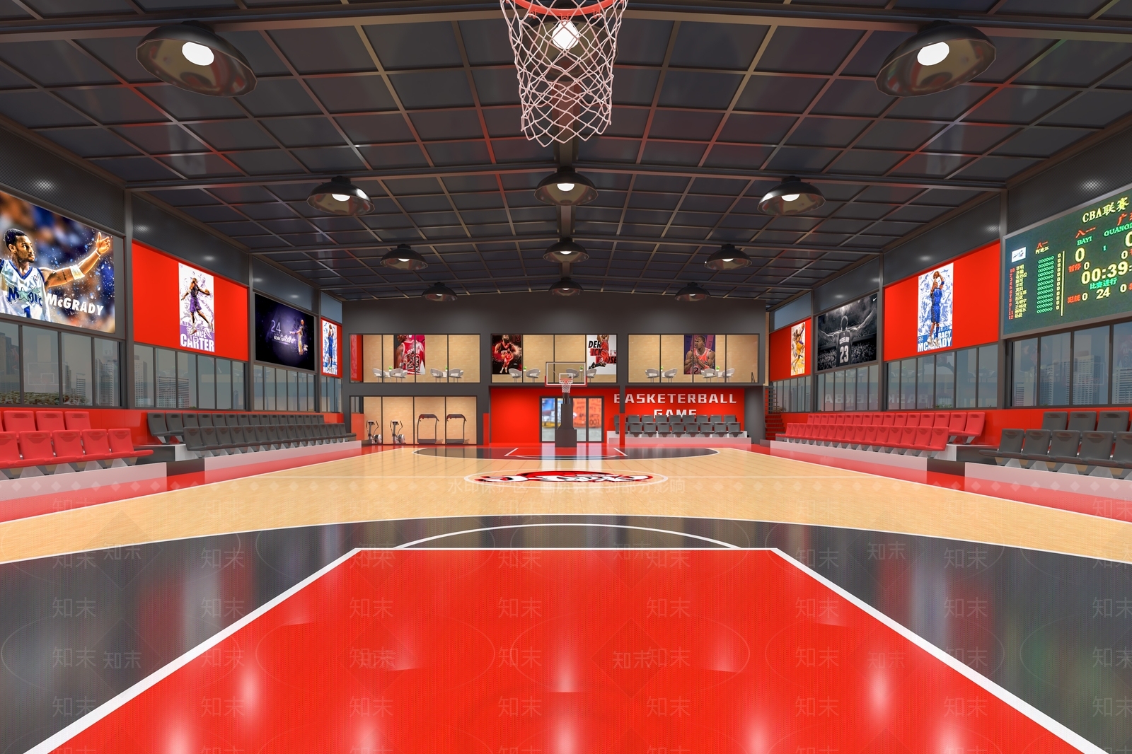 球类体育场篮球馆3D模型下载【ID:1143283727】
