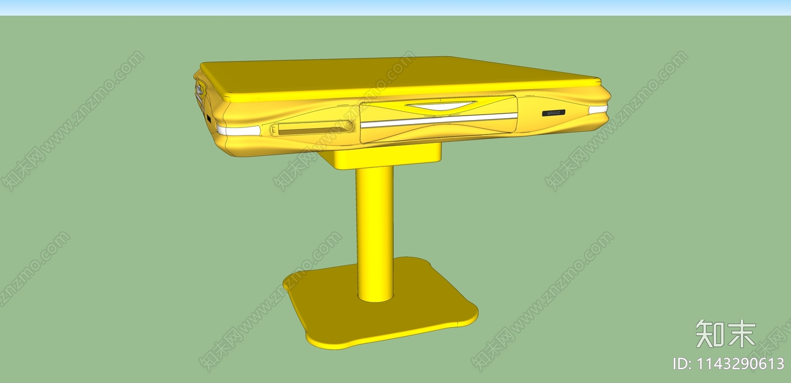 棋牌桌SU模型下载【ID:1143290613】