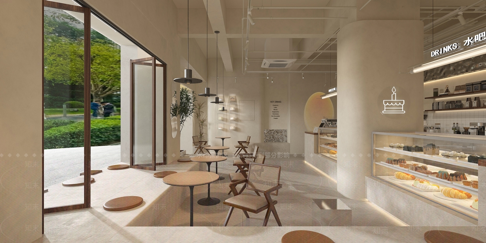 甜品蛋糕烘焙店3D模型下载【ID:1143307413】