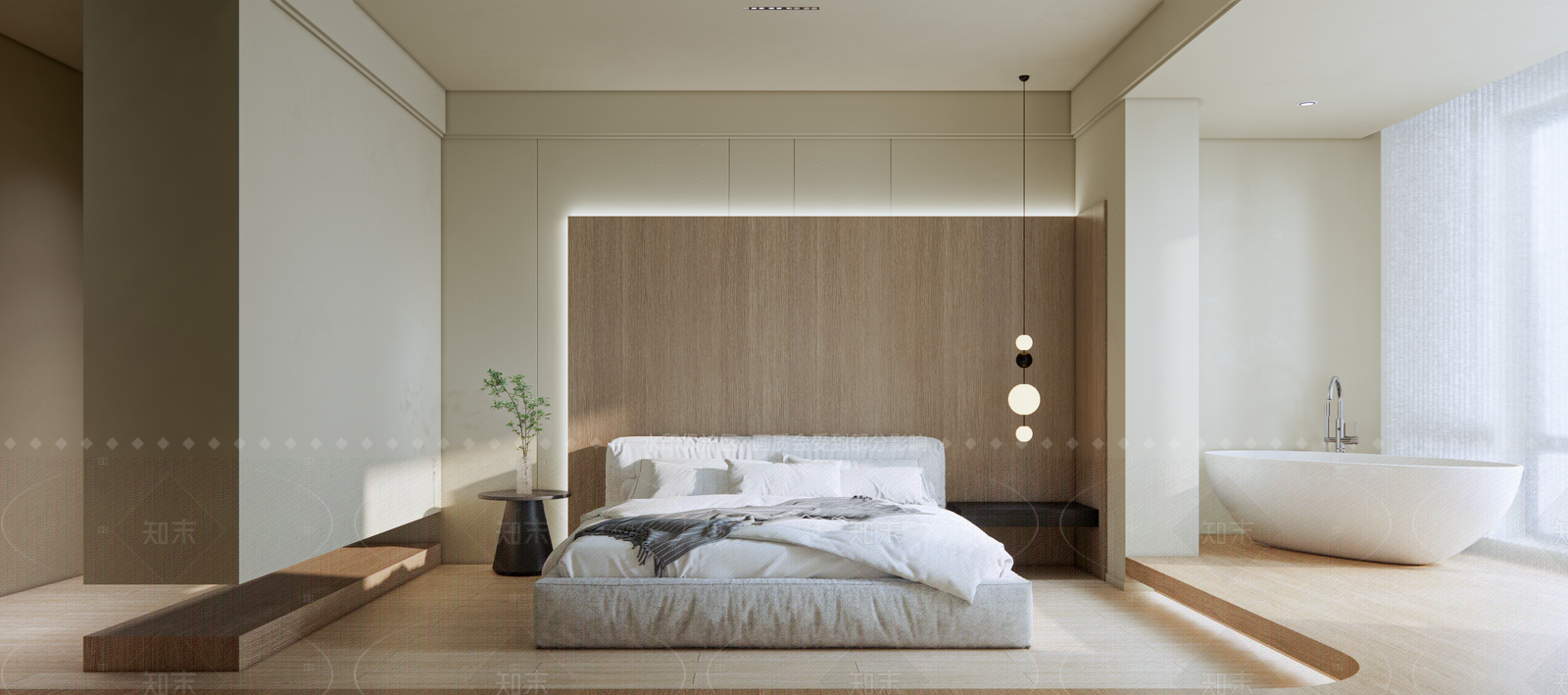 现代家居卧室SU模型下载【ID:1215976897】