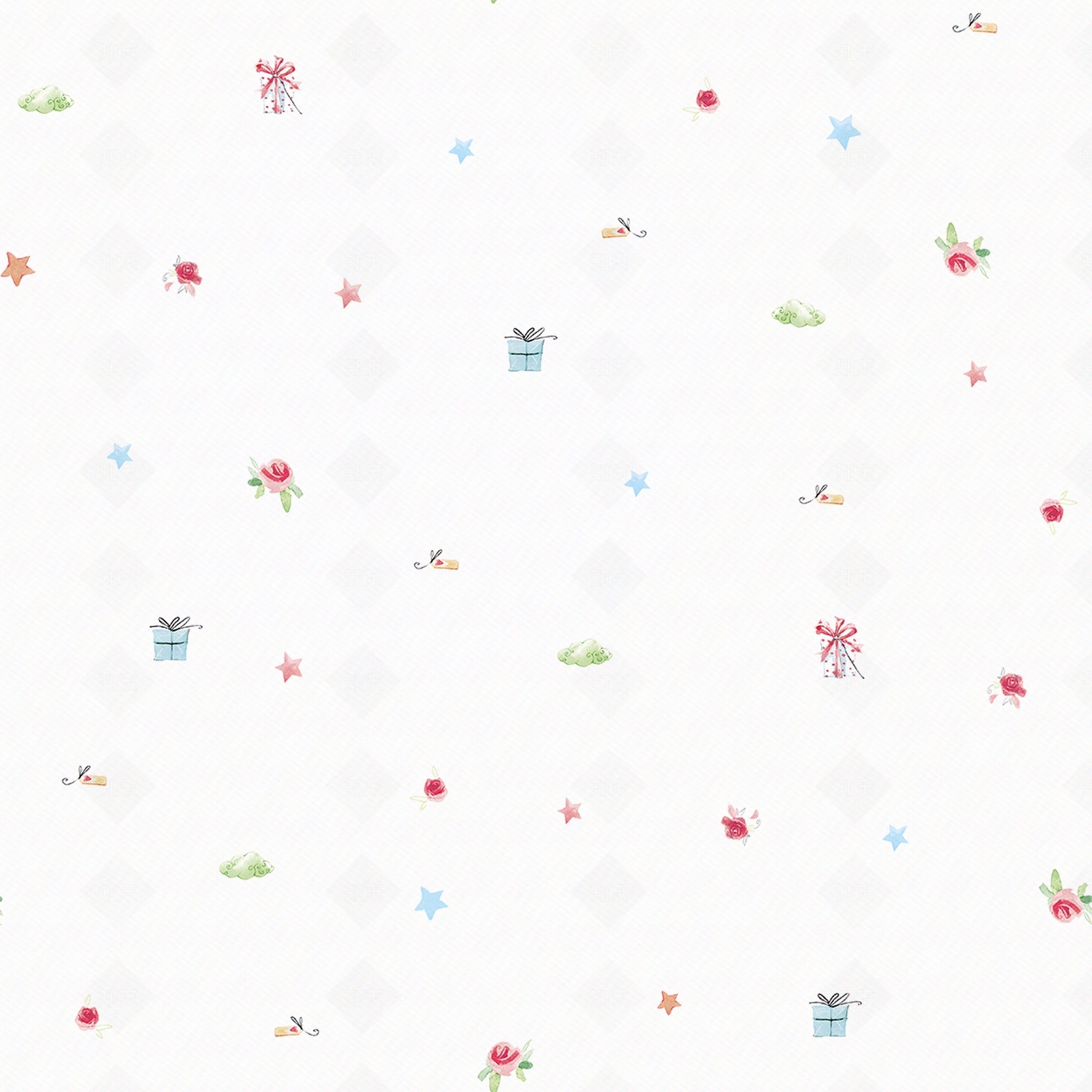 现代简约卡通儿童壁画贴图下载【ID:1143313128】