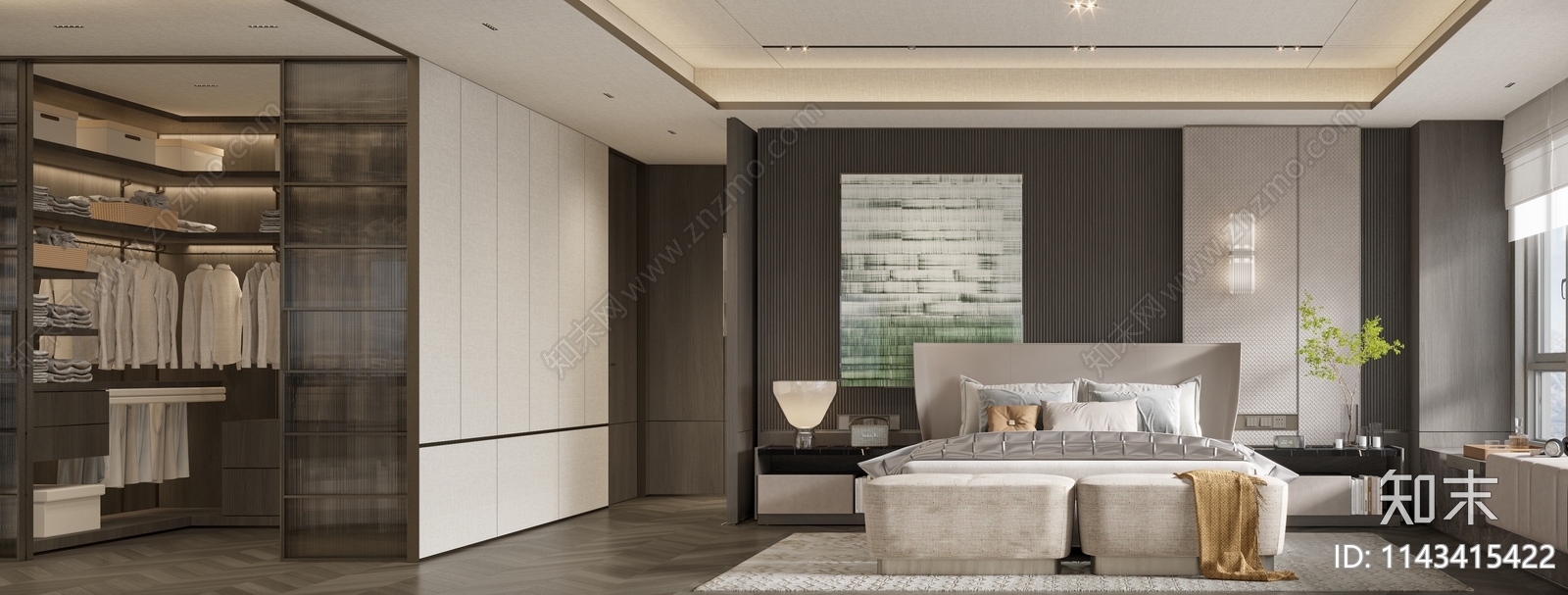 320m²大平层样板间室内cad施工图下载【ID:1143415422】