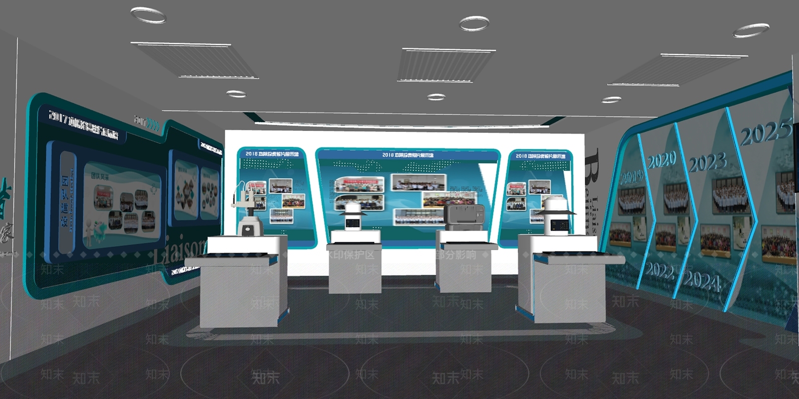 现代科技展厅SU模型下载【ID:1143318856】