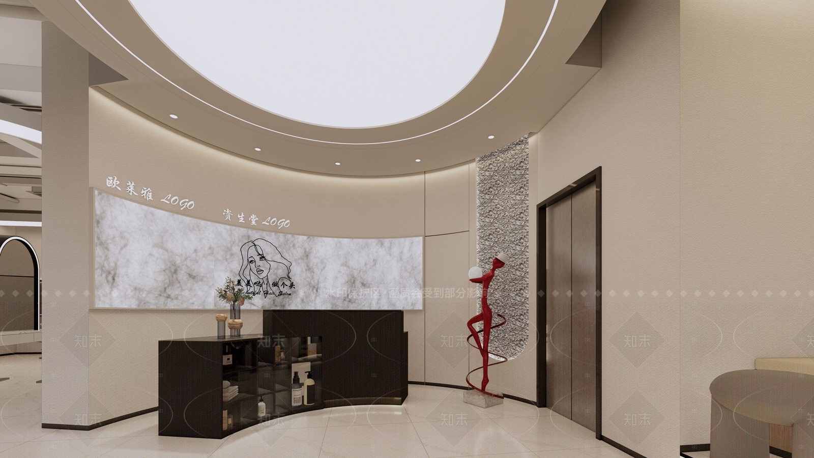 现代理发店SU模型下载【ID:1215996251】