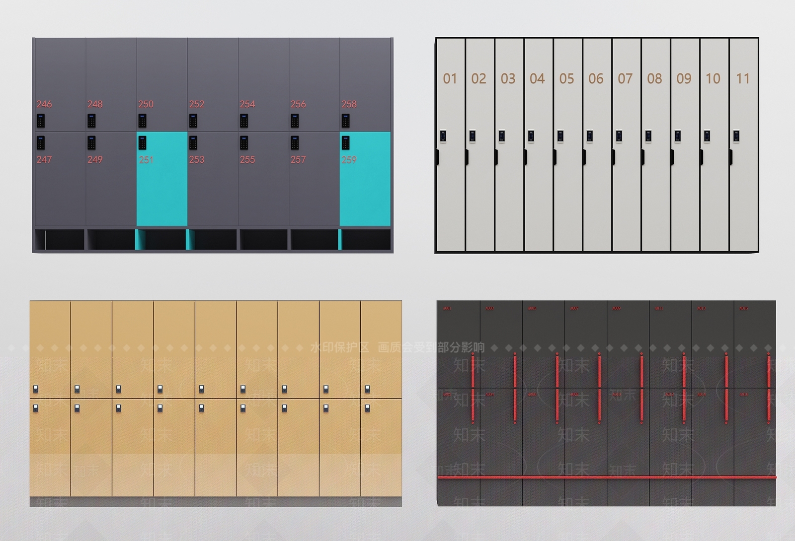 更衣柜更衣柜3D模型下载【ID:1143322544】