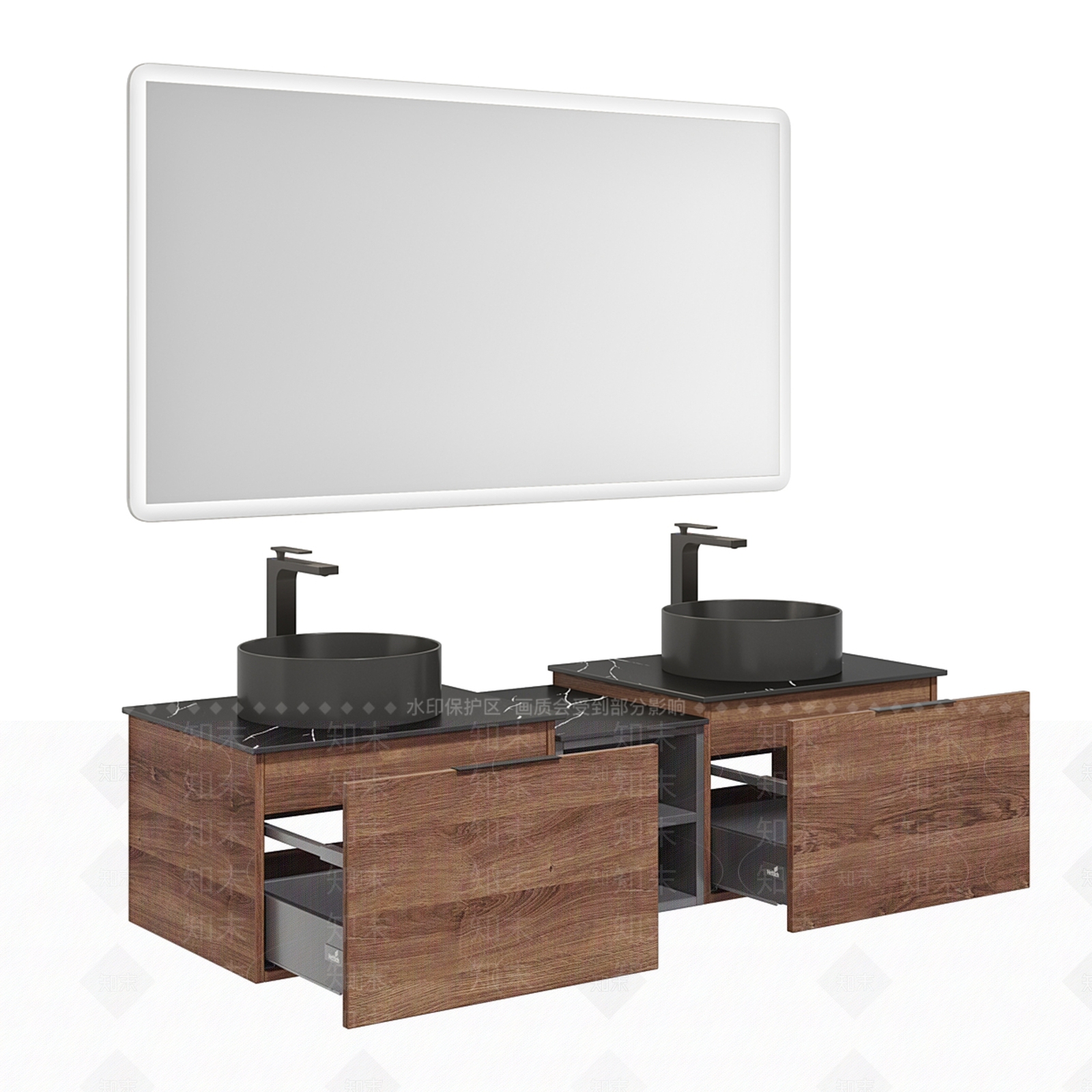 现代洗手台3D模型下载【ID:1143328244】