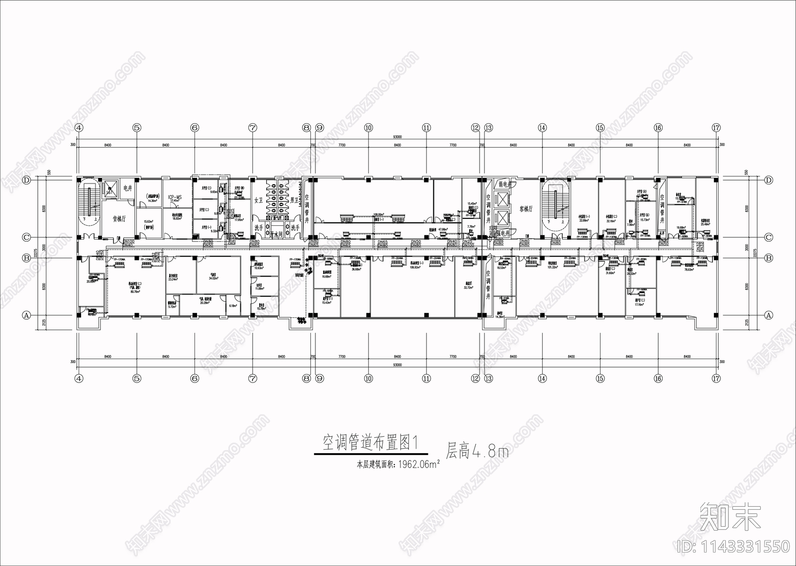 生物化学实验室cad施工图下载【ID:1143331550】