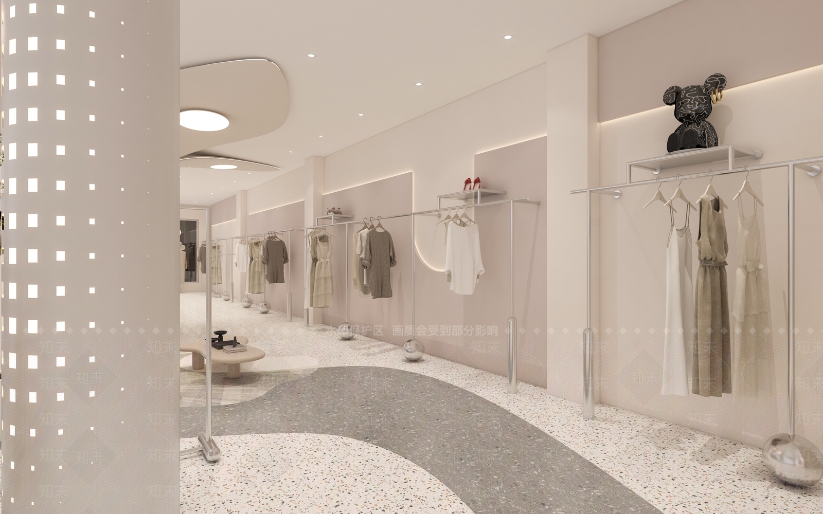 现代服装店3D模型下载【ID:1143334574】