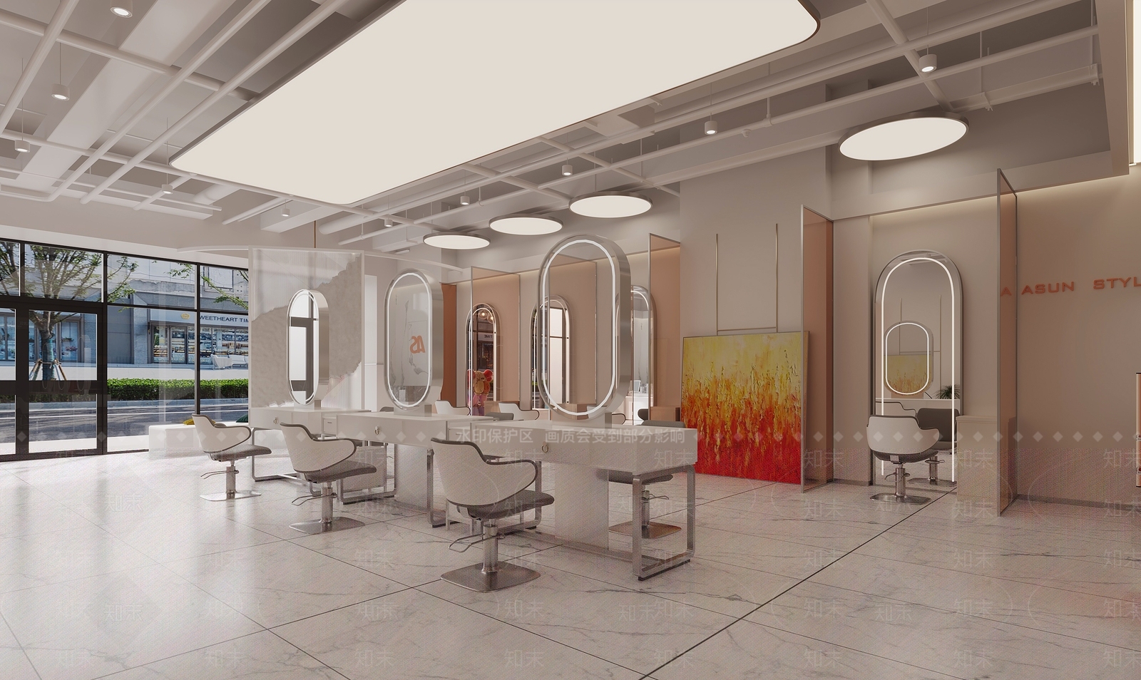 美发店理发美容3D模型下载【ID:1143338361】