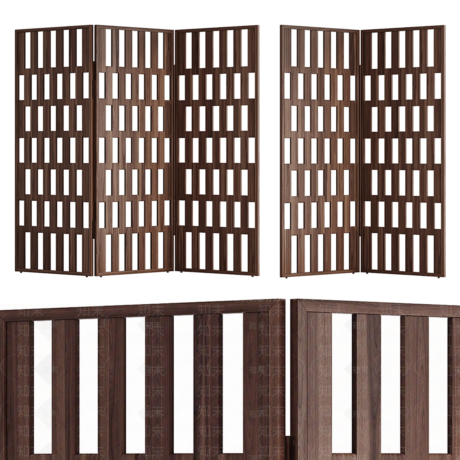 现代镂空隔断3D模型下载【ID:1143355008】