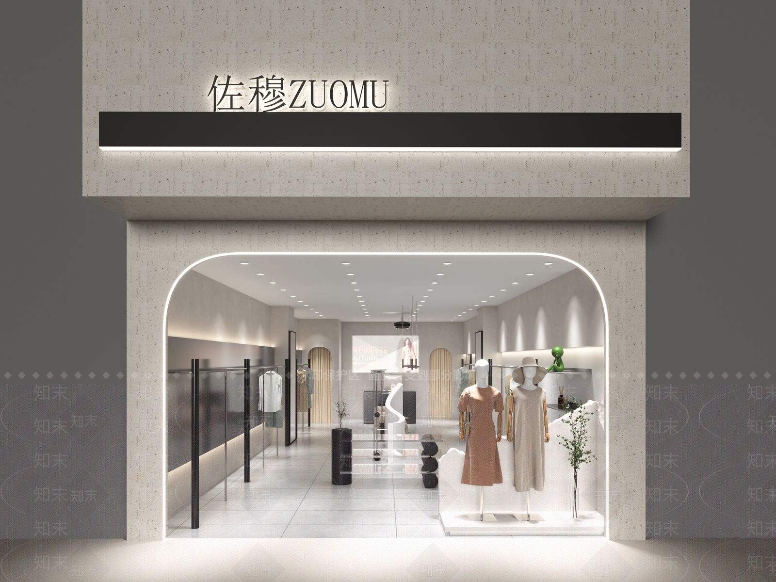 服装鞋店3D模型下载【ID:1143361294】