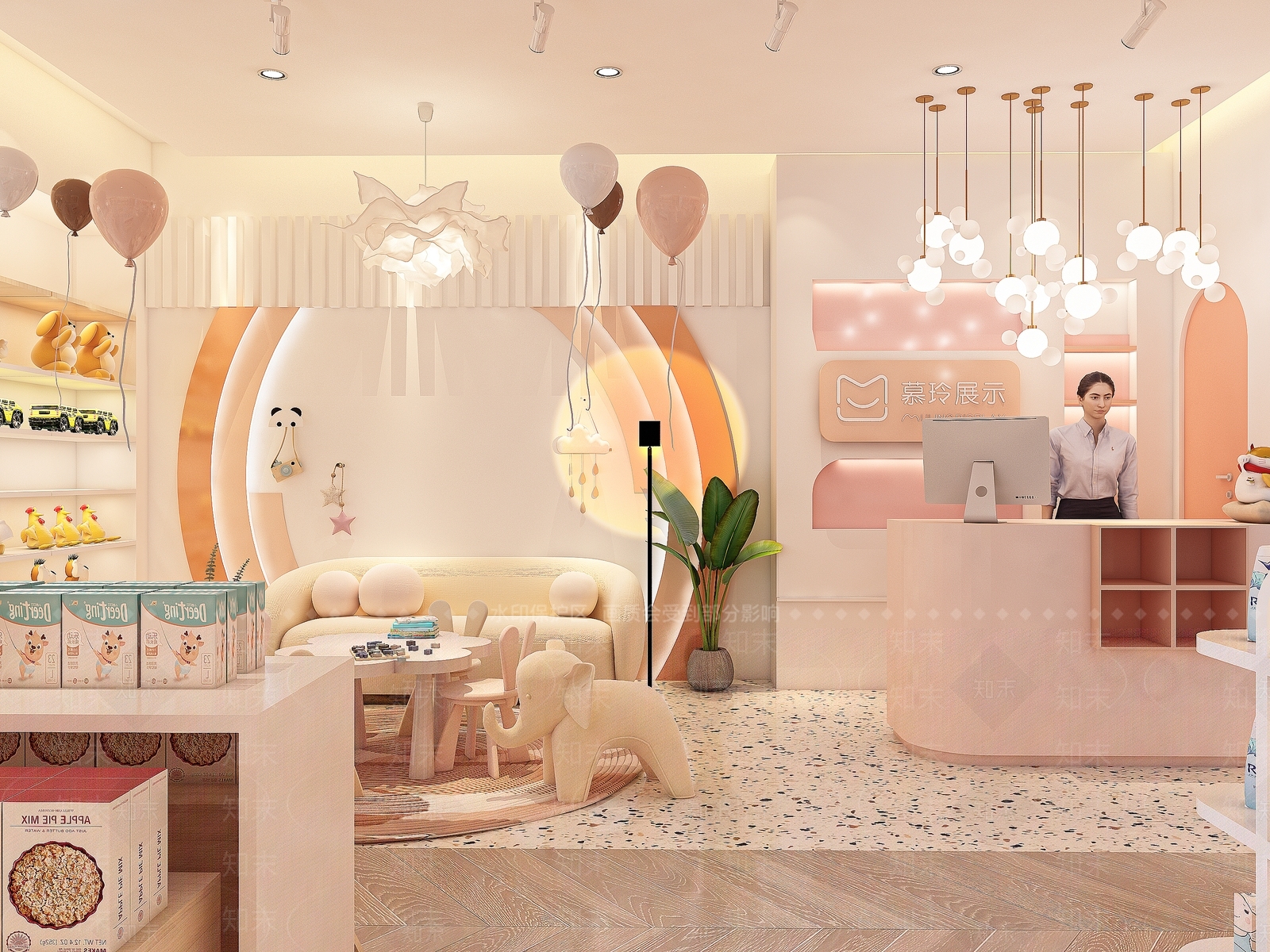温馨母婴店3D模型下载【ID:1143362140】