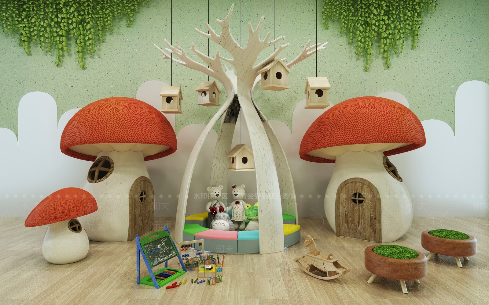 幼儿园3D模型下载【ID:1143361961】