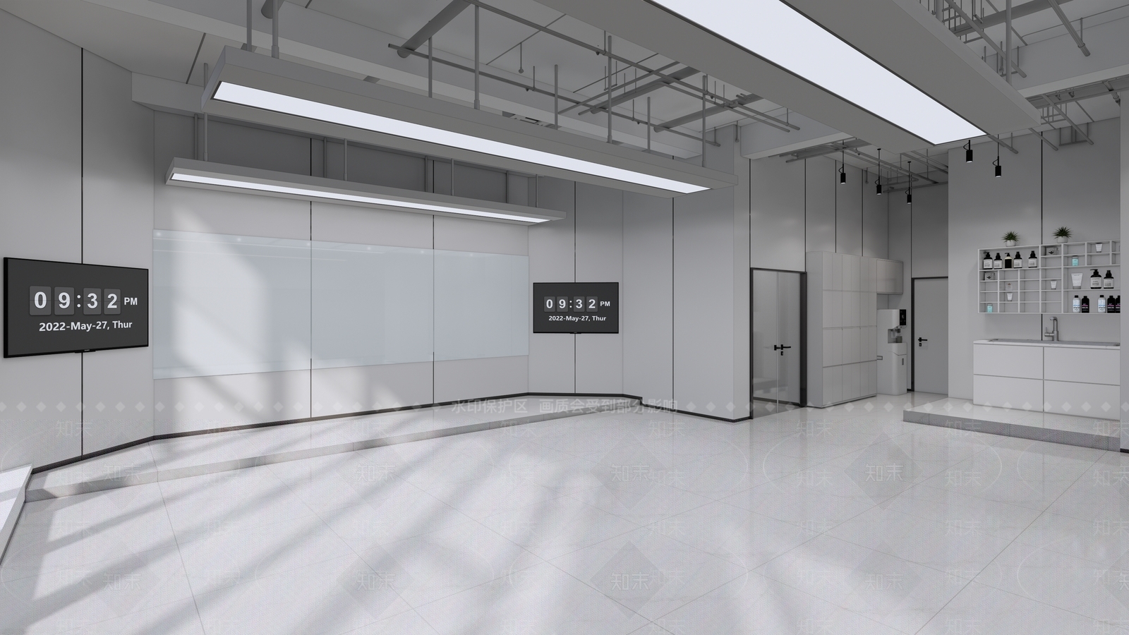 现代学校教室SU模型下载【ID:1143364806】